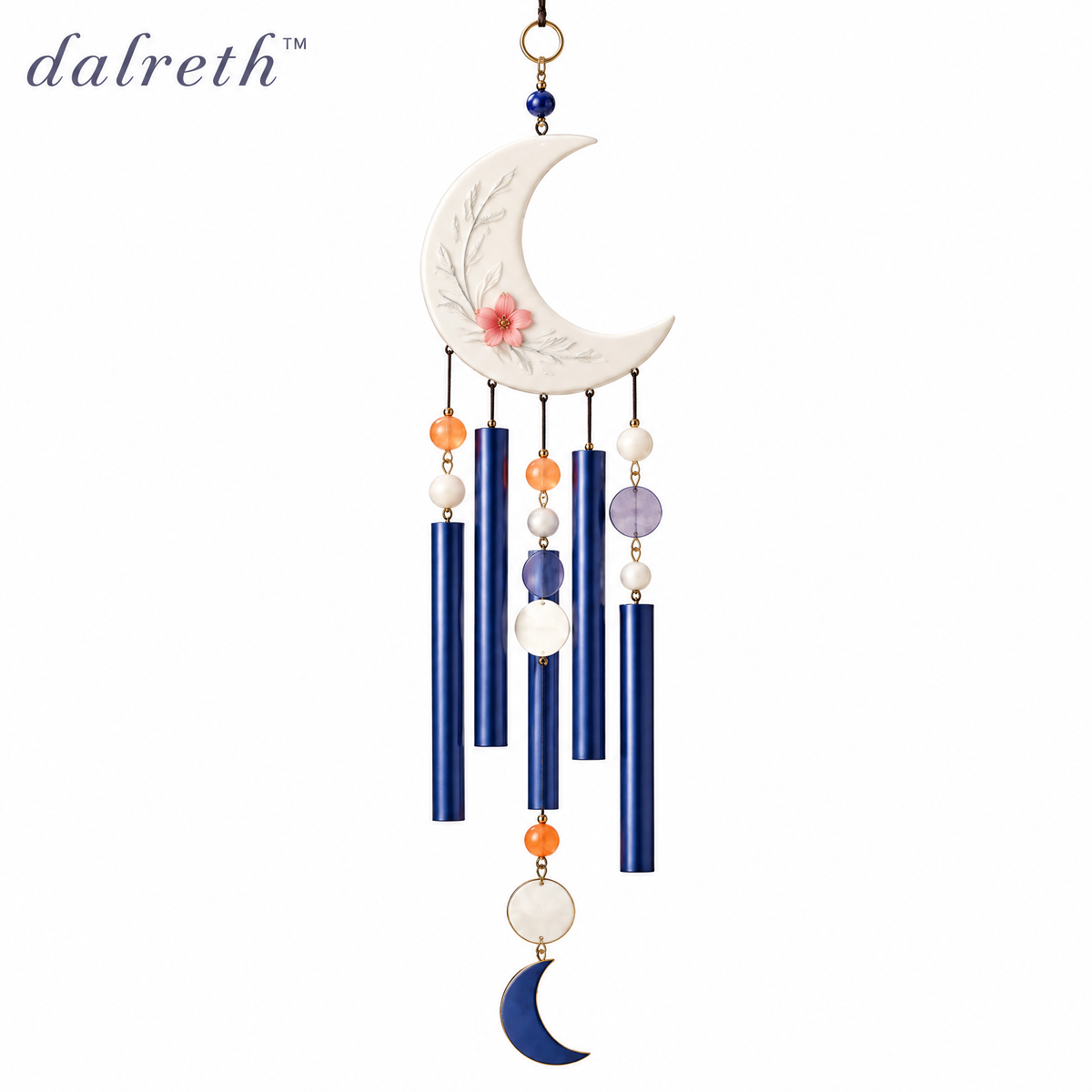 𝒅𝒂𝒍𝒓𝒆𝒕𝒉™ Crescent Moon Metal Wind Chime