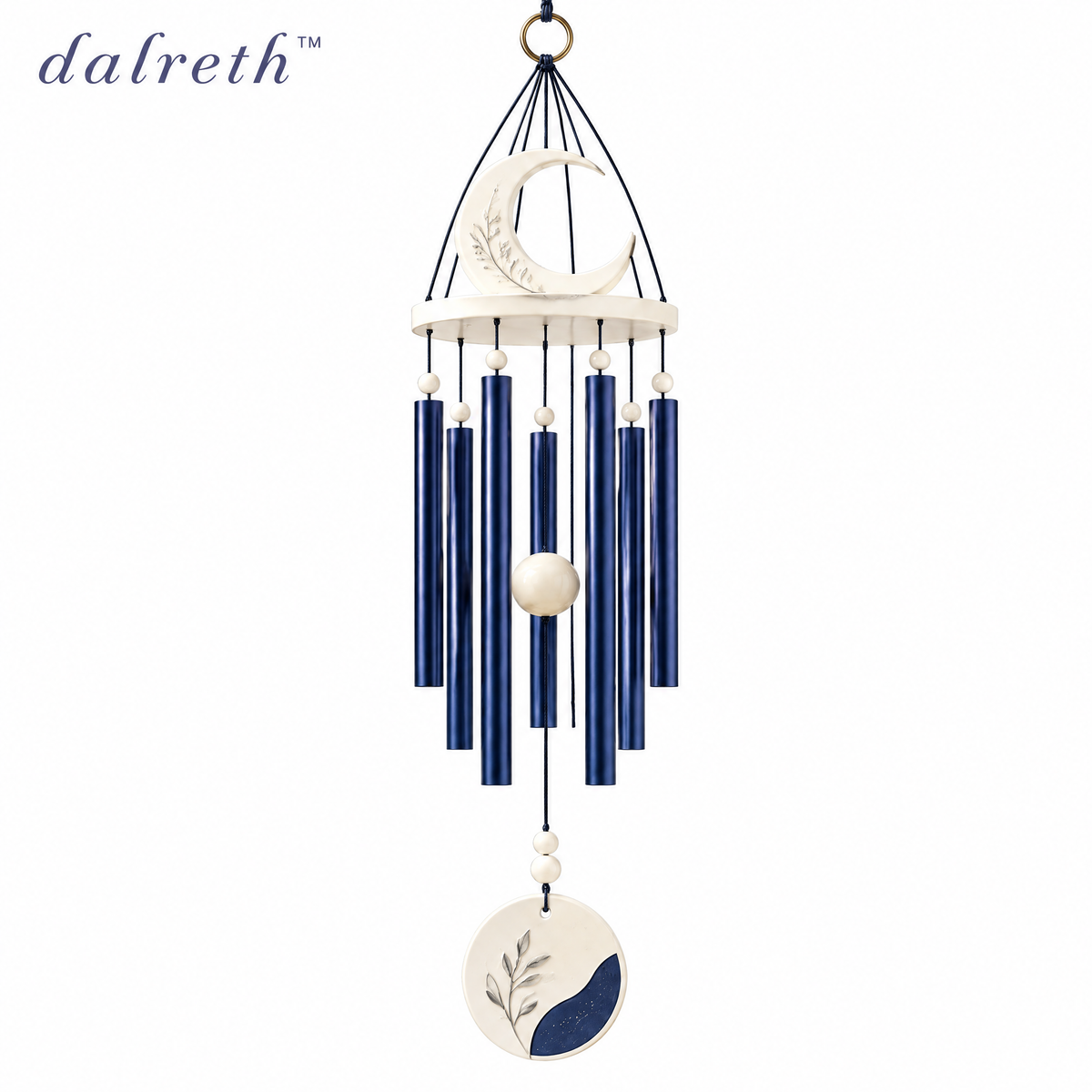 𝒅𝒂𝒍𝒓𝒆𝒕𝒉™ Indigo Outdoor Metal Wind Chime