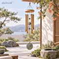 𝒅𝒂𝒍𝒓𝒆𝒕𝒉™ Zen Garden Deep-Tone Bamboo Wind Chime