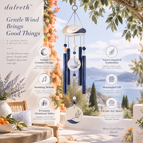 𝒅𝒂𝒍𝒓𝒆𝒕𝒉™ Gentle Breeze Keepsake Wind Chime